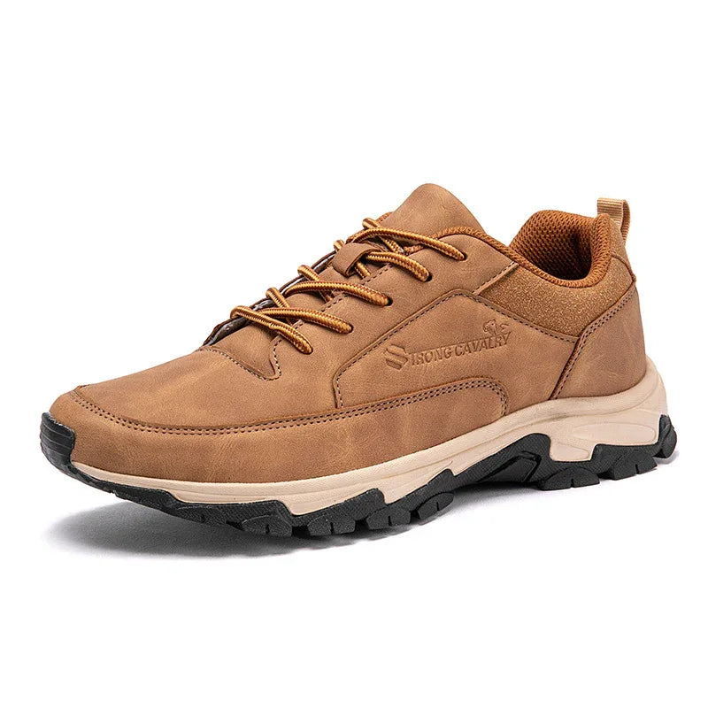 Leder Wasserdichte Herren Casual Laufschuhe