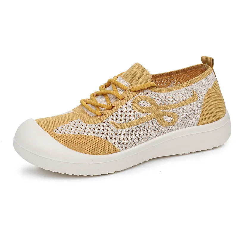 Baskets Rétro Femme Plateforme Confortable Semelle Souple Chaussures de Sport pour Femmes