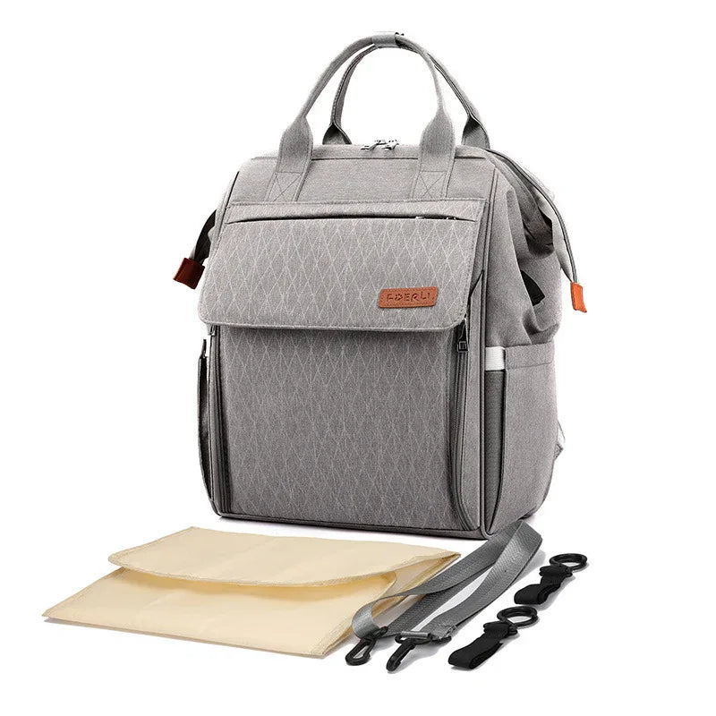 Multifunktionale Wickeltasche mit großer Kapazität für Eltern und Baby