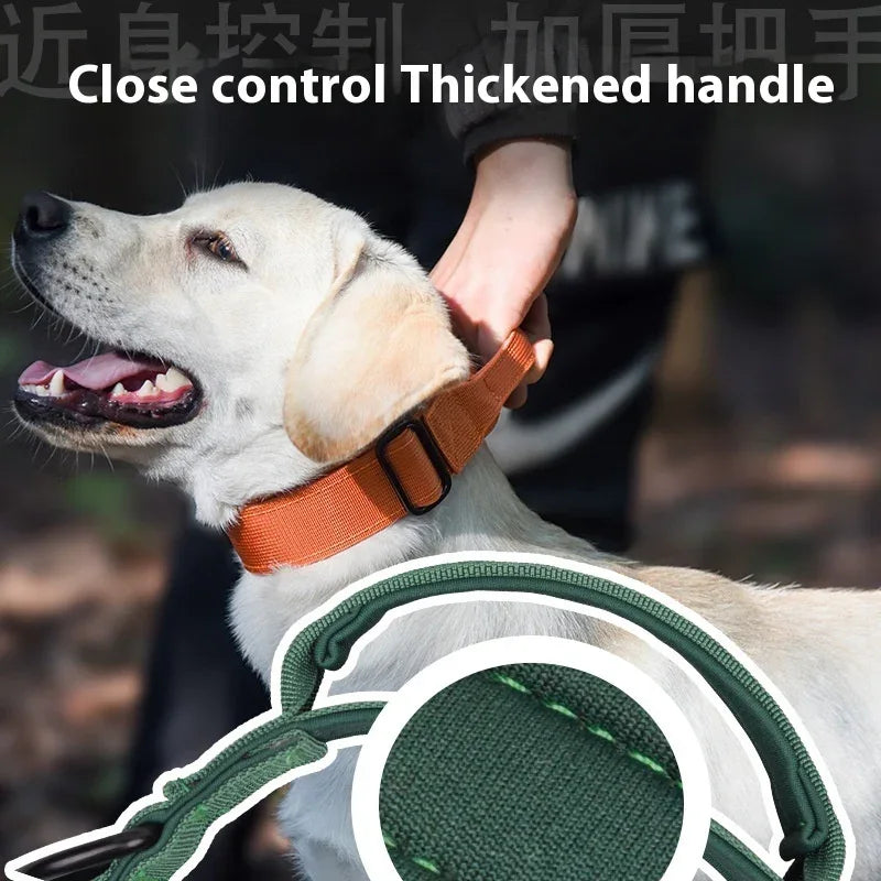 Taktisches Halsband Nylon Haustier Schnellschnalle Outdoor-Hundehalsband