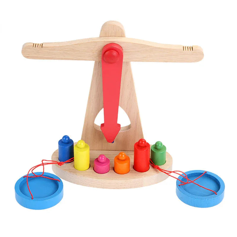 Holzwaage Lernspielzeug Für Kinder