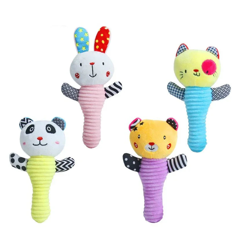 Jouets de hochet en peluche captivants pour bébé