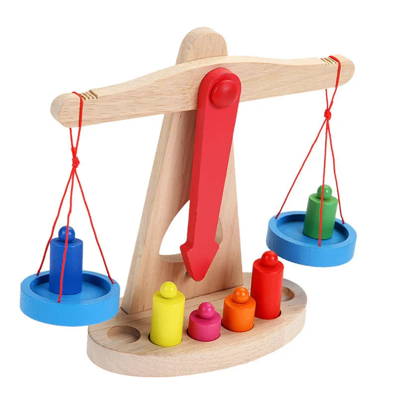 Holzwaage Lernspielzeug Für Kinder