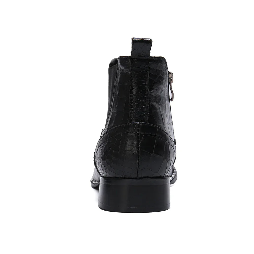 Herren Britische High-Top-Schuhe Sommer Atmungsaktive Chelsea Boots
