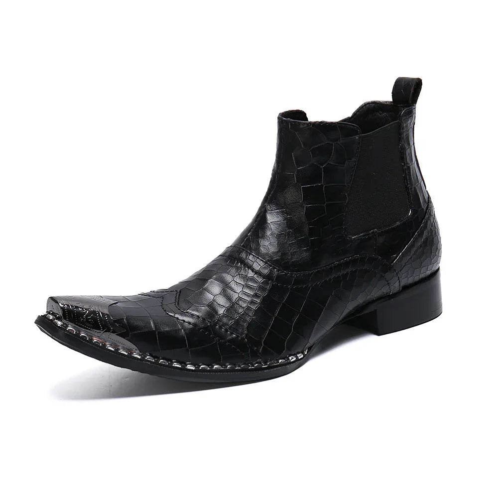 Herren Britische High-Top-Schuhe Sommer Atmungsaktive Chelsea Boots