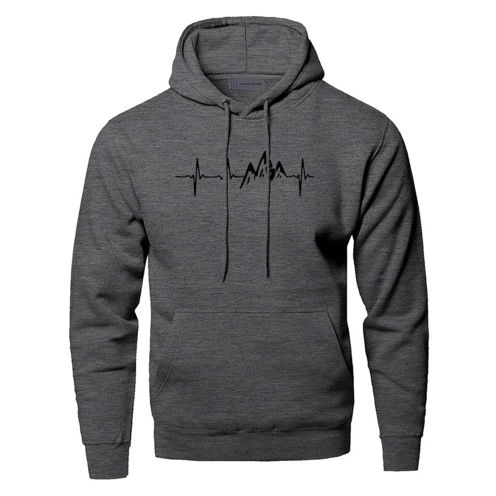 Herren Warmer Bequemer Polyester-Kapuzenpullover