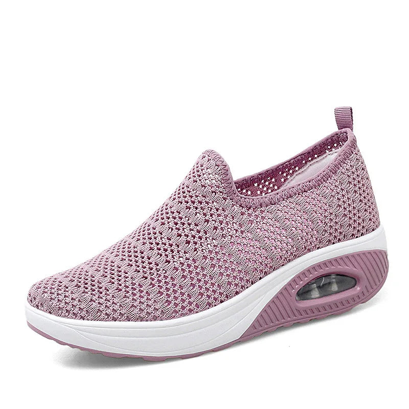 Chaussures de mode pour femmes Baskets d'extérieur respirantes Fly-Knit