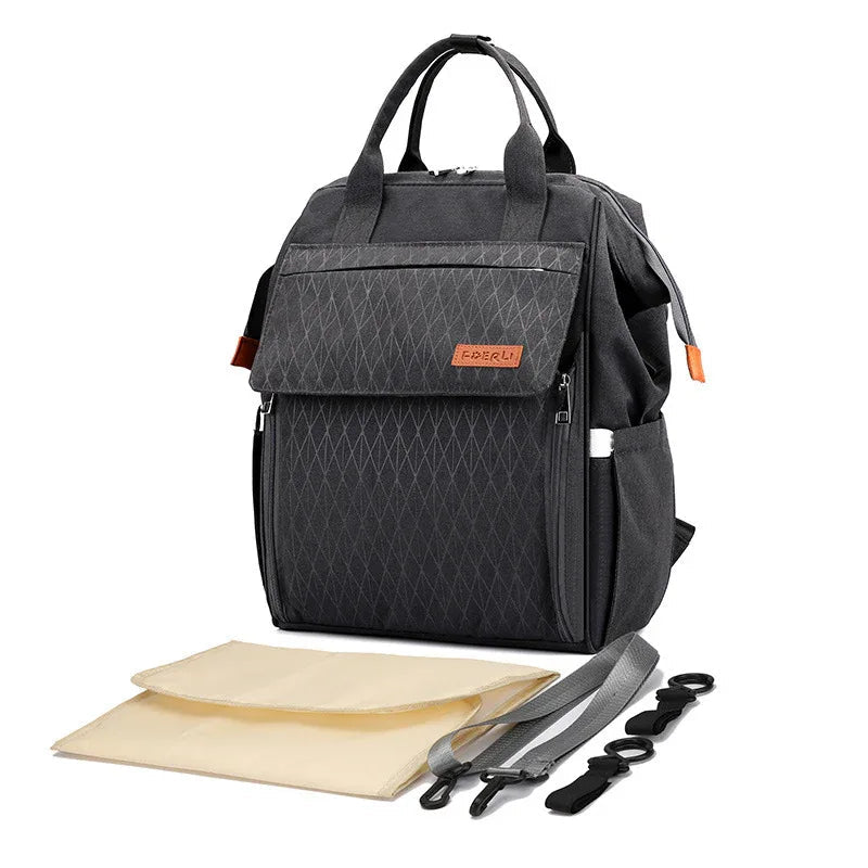 Multifunktionale Wickeltasche mit großer Kapazität für Eltern und Baby