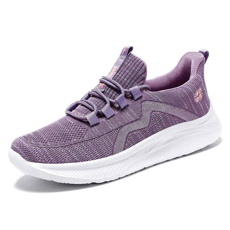 Chaussures pour femmes – Baskets de sport décontractées et confortables et respirantes