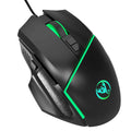 Kabelgebundene Gaming-Computermaus mit 6400 DPI und einstellbarer Multicolor-Beleuchtung