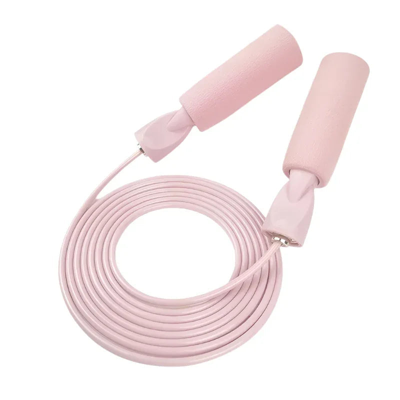 Corde à sauter de fitness en PVC avec câble métallique en acier