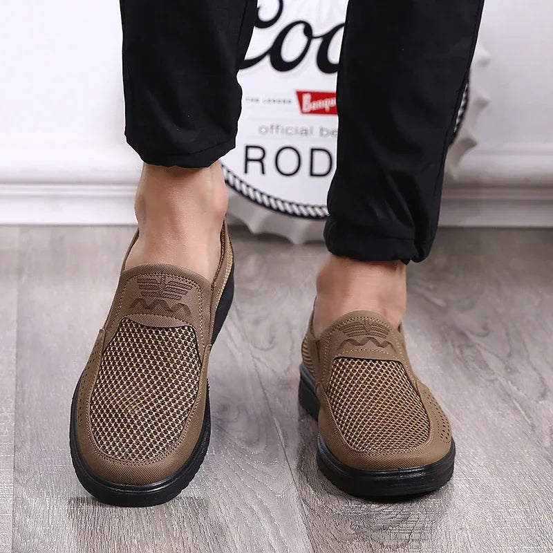 Chaussures décontractées pour hommes en maille respirante