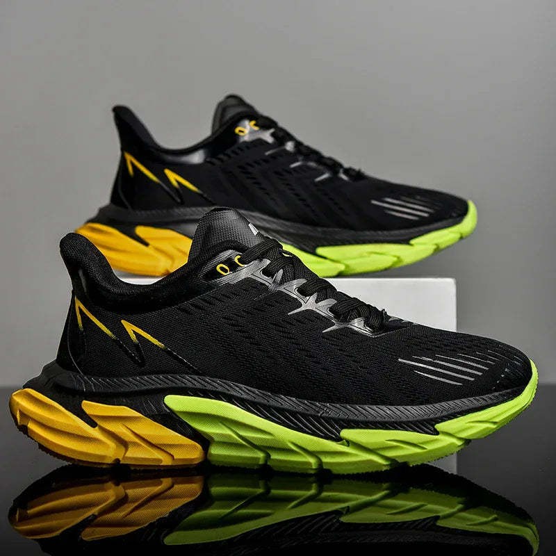 Chaussures de sport pour homme, amorti, absorption des chocs, ultra légères, respirantes, pour la course à pied