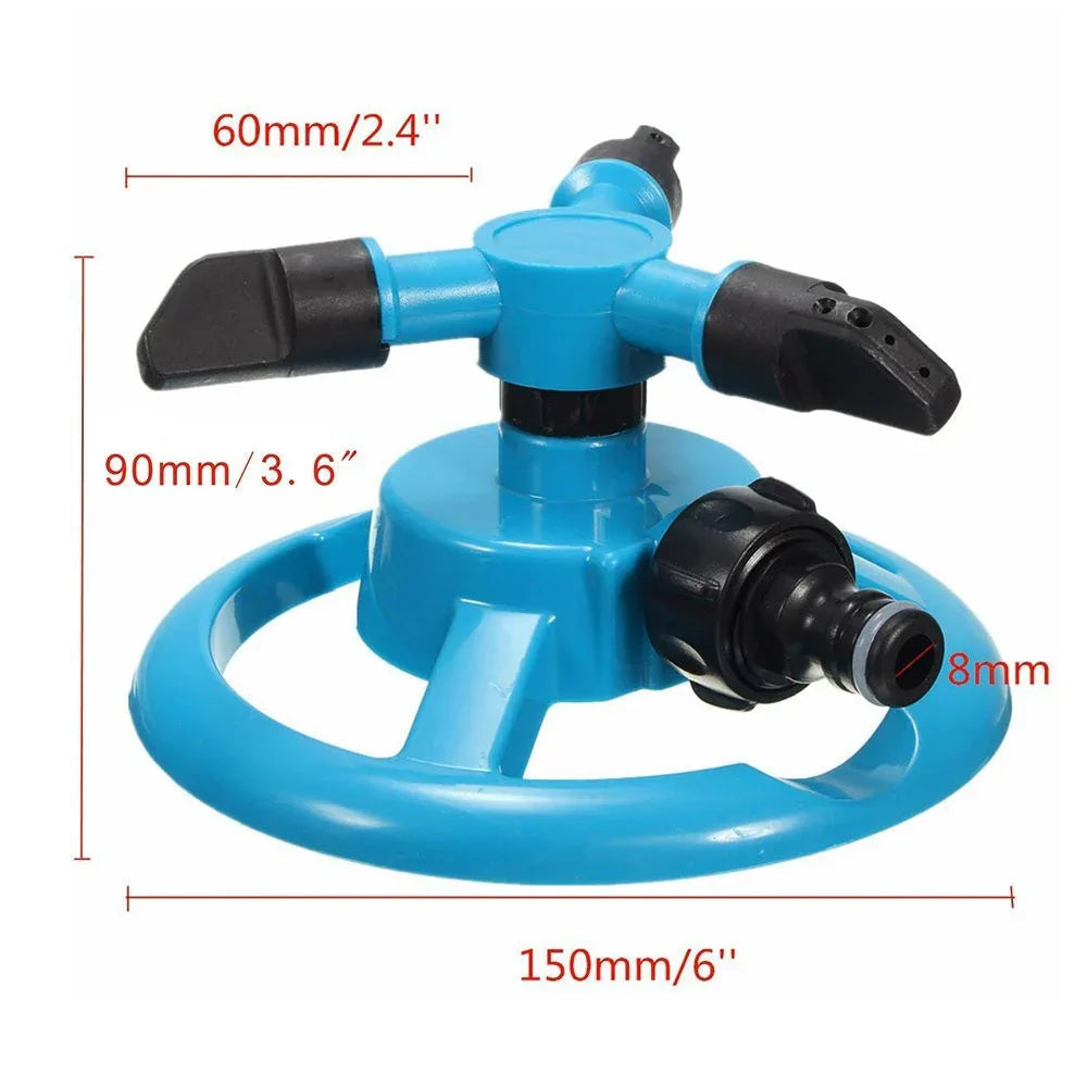 Arroseur de jardin automatique triple rotatif