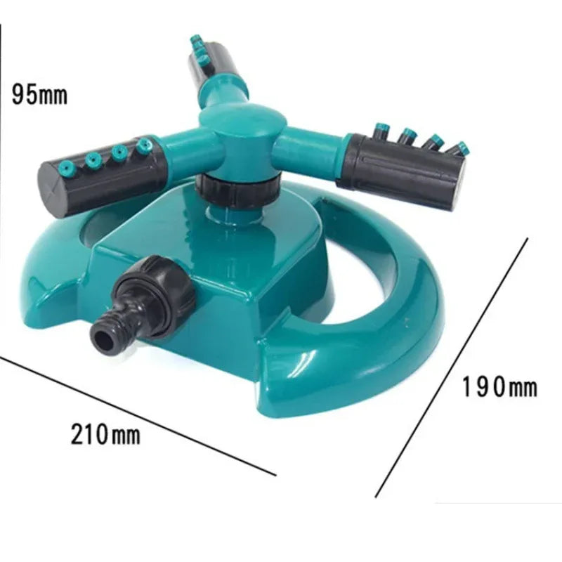 Gartenarbeit 360-Grad-Automatischer Rotationssprinkler Gartenbewässerung für Rasenbewässerung