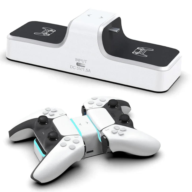 Double chargeur de manettes de console PS5
