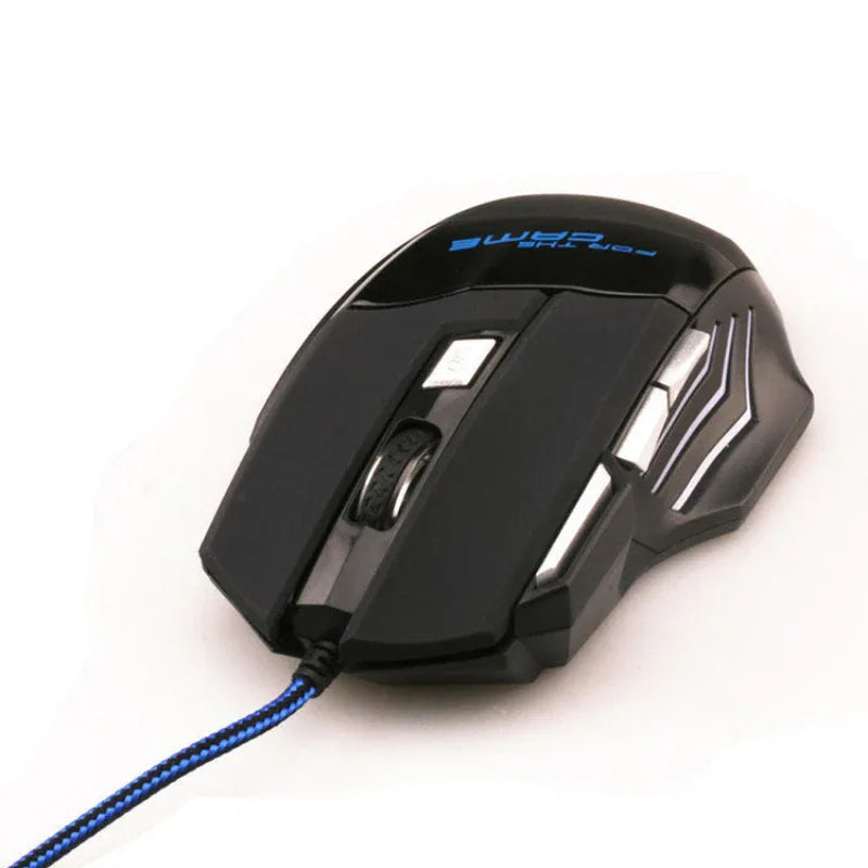 Ergonomische USB Gaming Maus für PC und Laptop