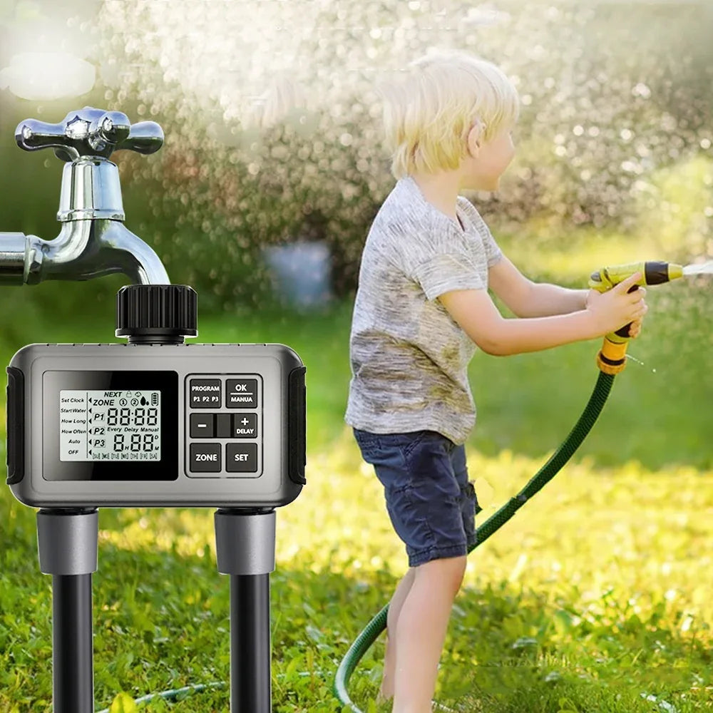 Double Export Grand Écran Système Contrôleur D'irrigation Intelligent Machine D'arrosage Pour Le Jardin Ou La Pelouse
