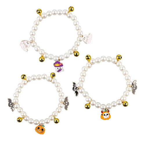 Collier de Perles 3 Pièces pour Chiens et Chats, Mode pour Animaux de Compagnie