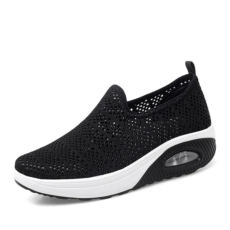 Chaussures de mode pour femmes Baskets d'extérieur respirantes Fly-Knit