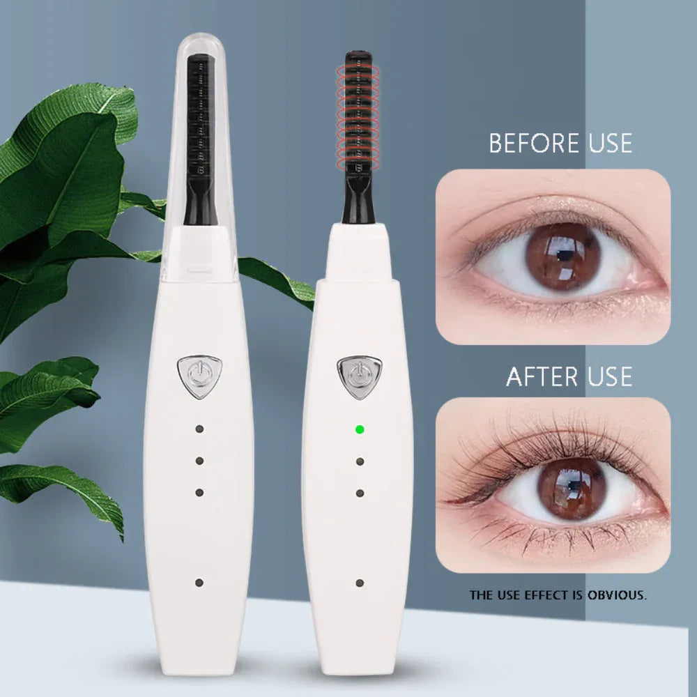 Elektrische, schnell aufheizende, USB-wiederaufladbare Wimpernzange, langanhaltendes Make-up-Tool