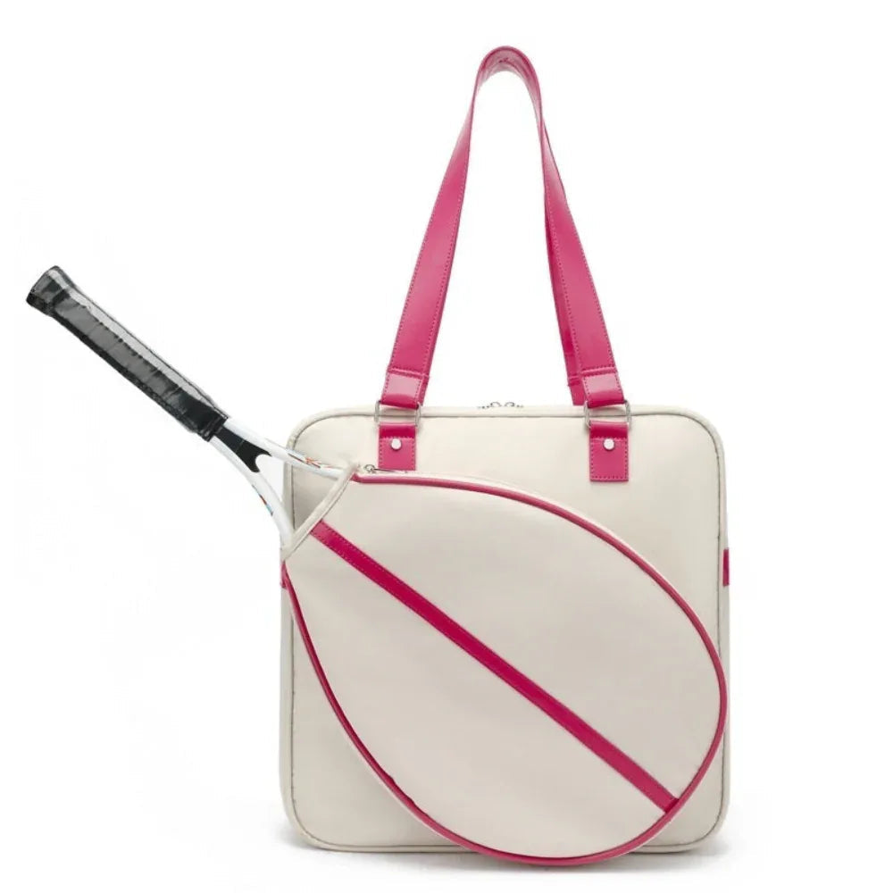 Tragbare Tennisschlägertasche mit großem Fassungsvermögen