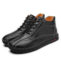 Herren-Halbstiefel für Herbst und Winter mit seitlichem Reißverschluss