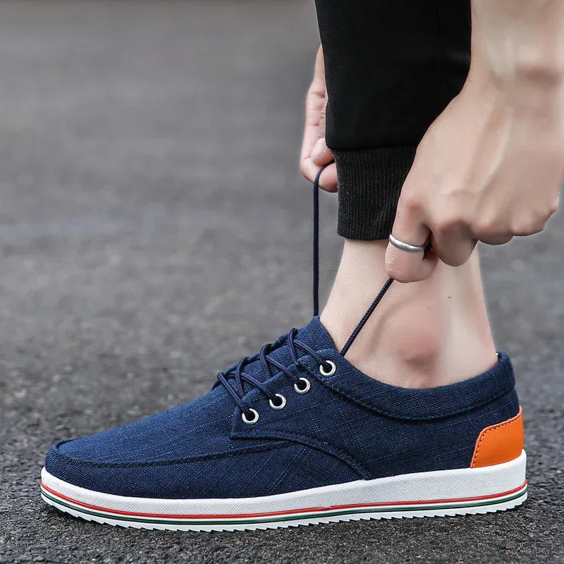 Chaussures en toile décontractées et confortables en lin
