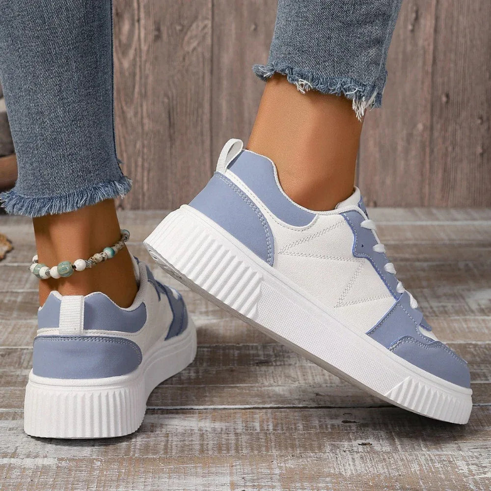 Baskets Légères à Semelle Épaisse Chaussures de Skate Sport Décontractées Étudiant