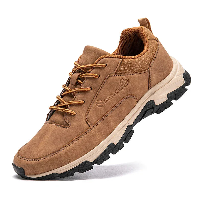Leder Wasserdichte Herren Casual Laufschuhe