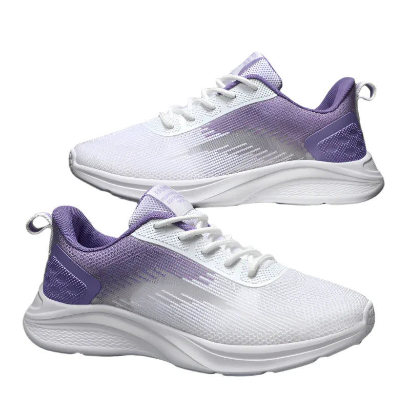 Chaussures de course légères et respirantes à absorption des chocs pour femmes
