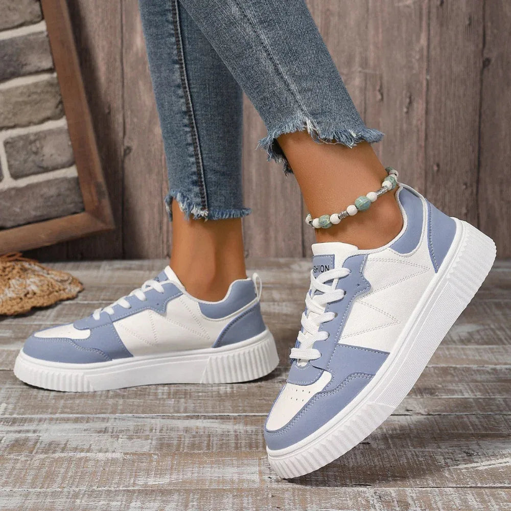 Baskets Légères à Semelle Épaisse Chaussures de Skate Sport Décontractées Étudiant