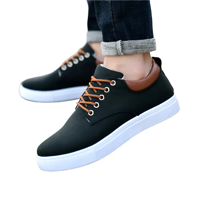Chaussures Sneakers Tendance en Toile pour Hommes