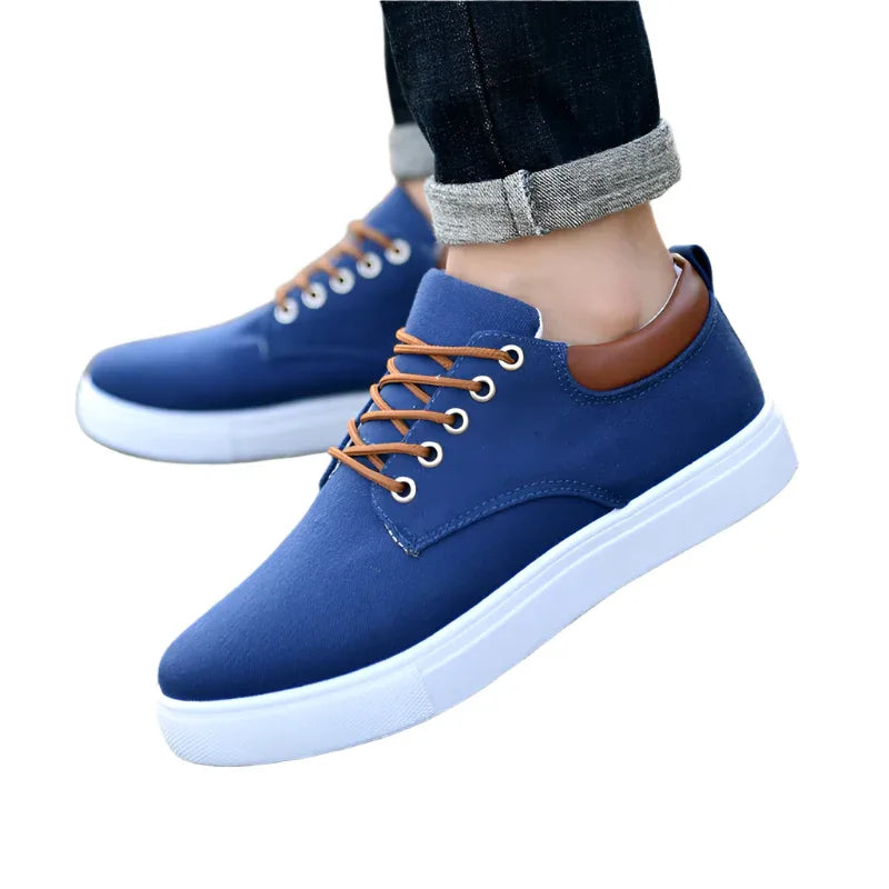 Chaussures Sneakers Tendance en Toile pour Hommes