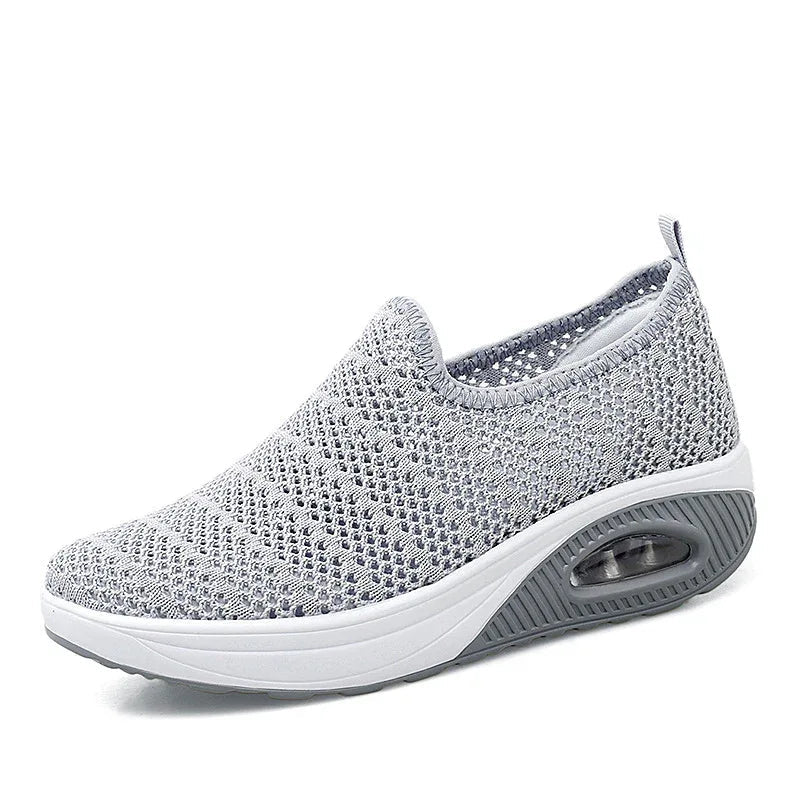 Chaussures de mode pour femmes Baskets d'extérieur respirantes Fly-Knit
