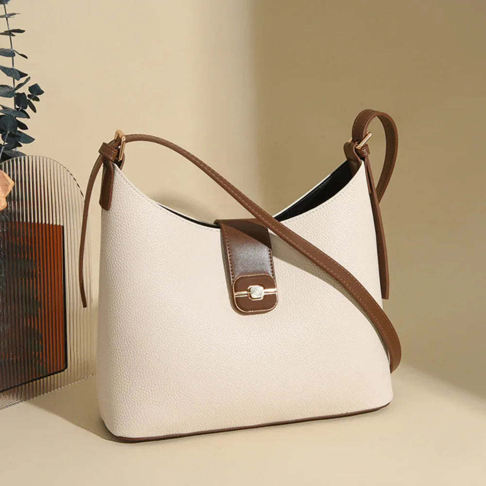 Sac à main élégant en cuir PU passe-partout pour femme