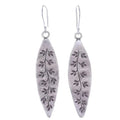Ohrringe im Retro-Boho-Blatt-Design