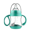 Fournitures d'alimentation pour bébés Gobelet en silicone avec deux poignées et paille