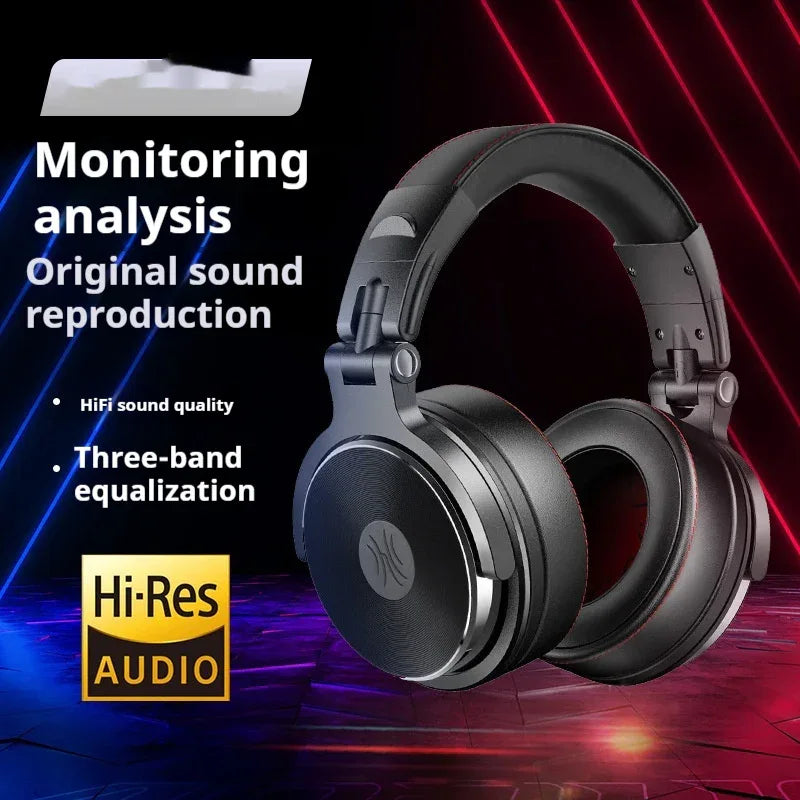 Casque audio filaire circum-auriculaire équilibré à trois fréquences