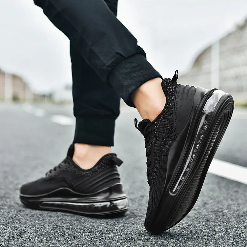 Chaussures de course décontractées et sportives pour hommes grande taille Four Seasons