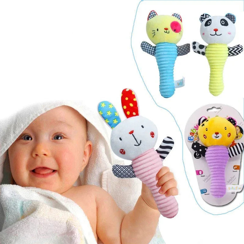 Jouets de hochet en peluche captivants pour bébé