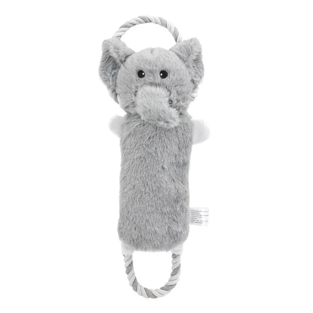 Peluche Animaux Rigolos Jouets à Mâcher Résistants aux Morsures pour Chiens
