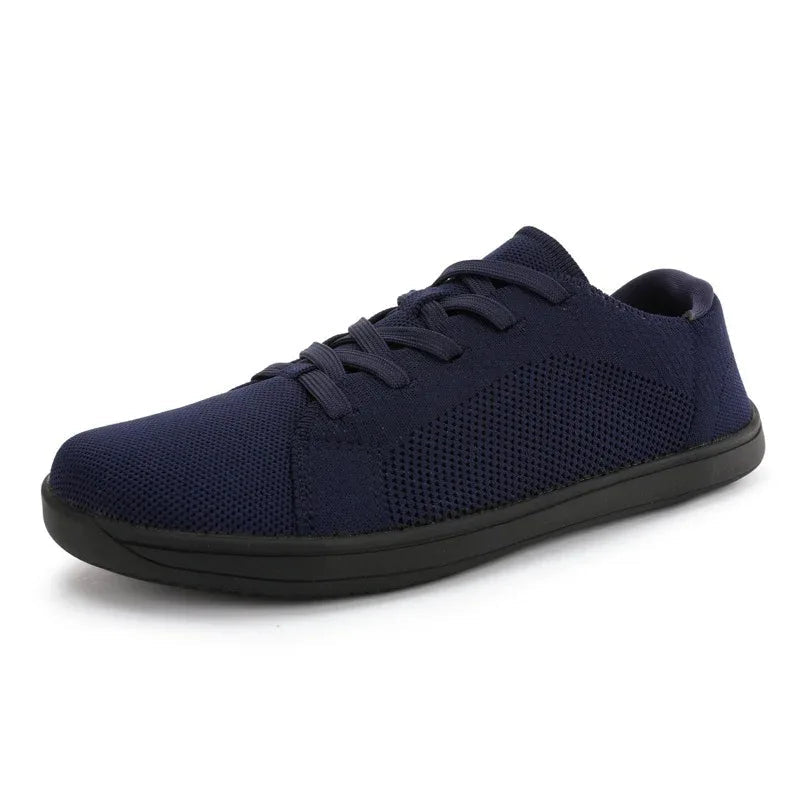 Chaussures décontractées pour hommes, baskets respirantes à bout large