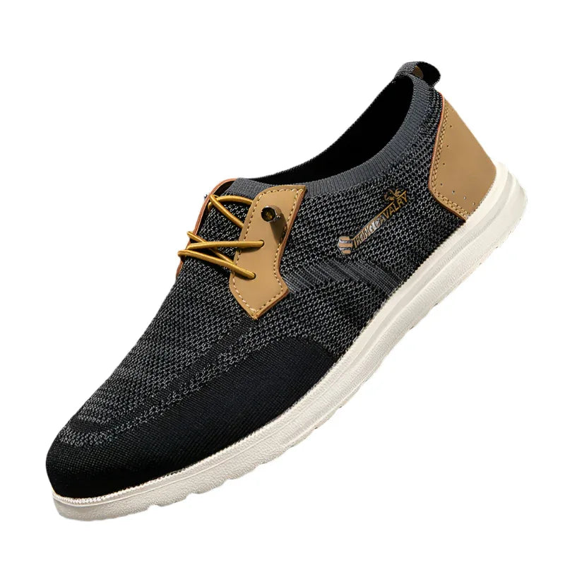 Chaussures décontractées à enfiler en maille Légères Respirantes Mocassins Hommes Chaussures de marche Course Sports