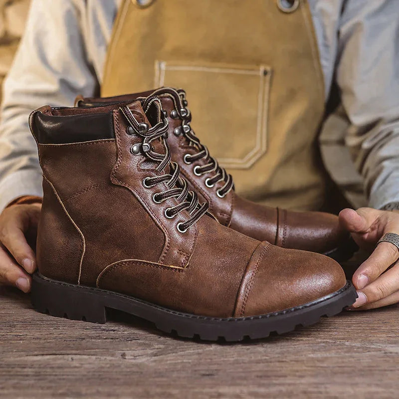 Herrenstiefel Britischer Stil Herbst Winter