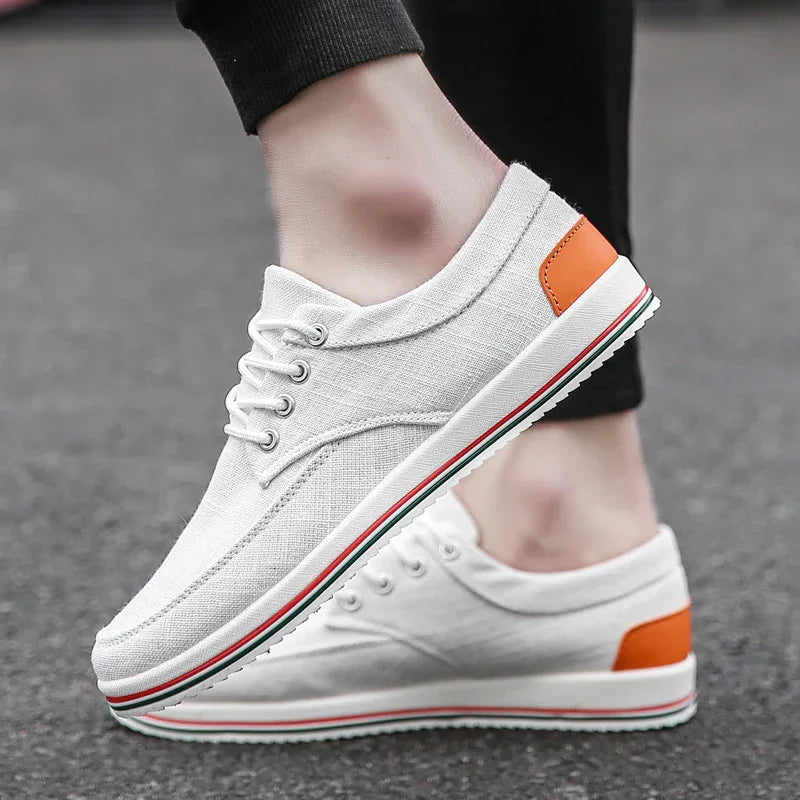 Chaussures en toile décontractées et confortables en lin
