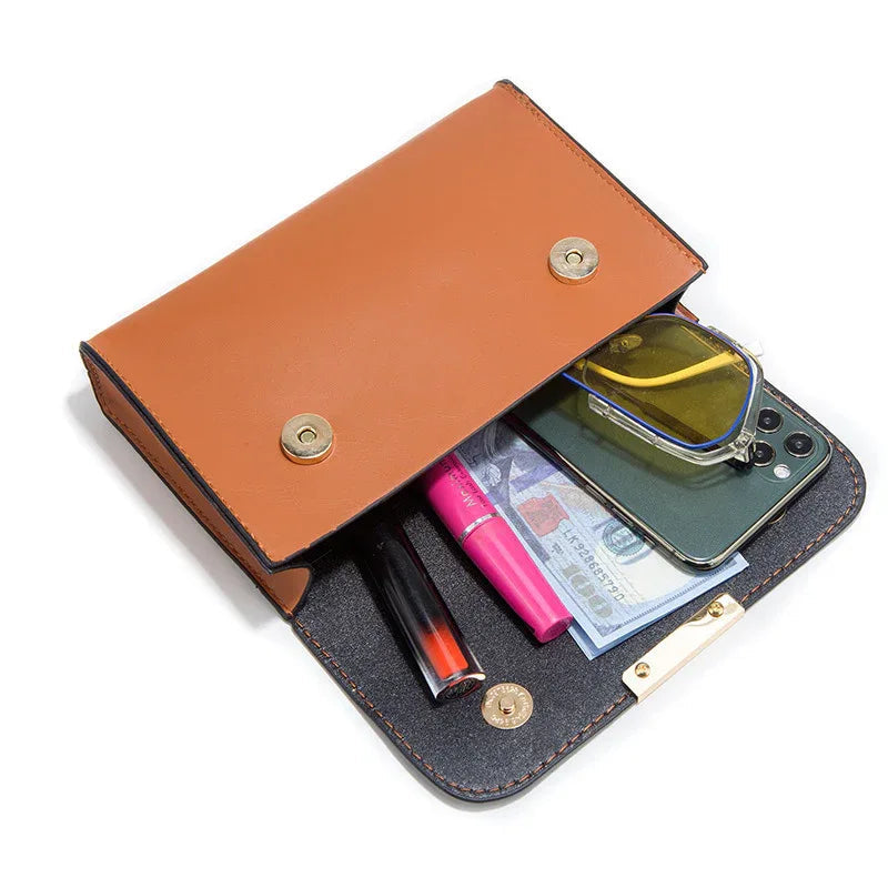 Sac à main pour femme en cuir PU Sac à bandoulière Ensemble de trois pièces