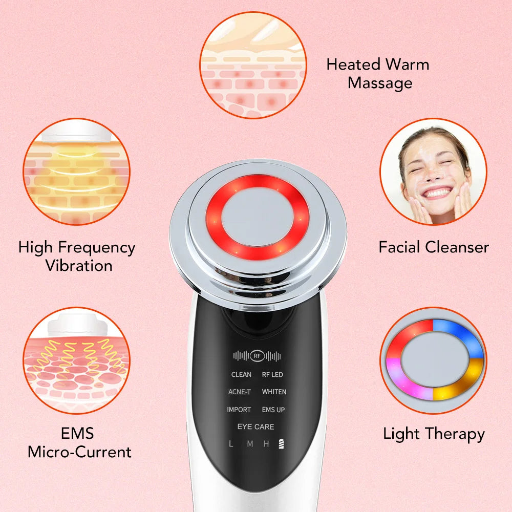 Appareil de Lifting Facial EMS 7 en 1
