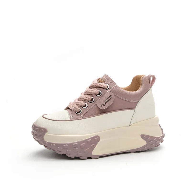 Baskets Rétro Femme Chaussures à Plateforme Tendance et Personnalisées