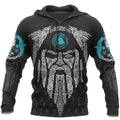 3D Digital Nordische Wikinger Design Bedruckte Hoodies